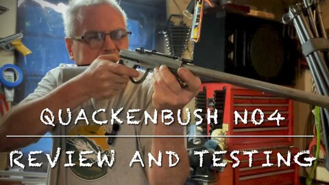 Quackenbush no4 22 air rifle review and chronograph testing. What an amazing piece of history!