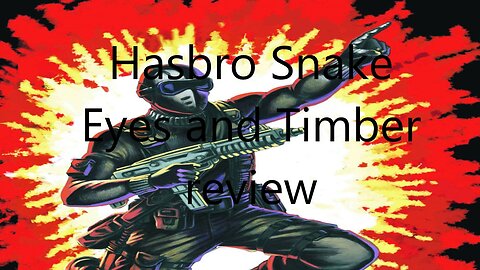 Hasbro G.I. Joe Classified Snake Eyes and Timber review