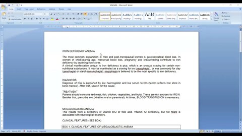 General medicine L18 (Iron deficiency anemia)