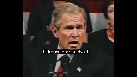 When will George W. Bush apologize to the world?