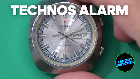 Technos AS 5008 Case Back Opening - Vintage Day Date Alarm Watch