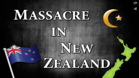 Massacre in New Zealand