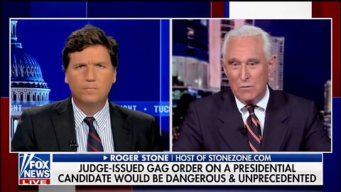 Roger Stone: Gag Order On Trump Is Unconstitutional, Election Interference