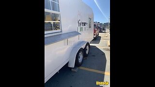 2021 7' x 15' Food Concession Trailer with Pro-Fire Suppression for Sale in Georgia