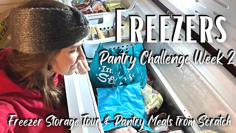 Pantry Challenge: Nothing Wasted Freezer Tour + Meal Prep Cooking Inspiration #threeriverschallenge