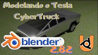 Modelando o Tesla CyberTruck Blender 2.82 UPBGE