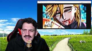 🔴 PASTOR REACT Douma (Kimetsu no Yaiba) - Lua Superior Dois | M4rkim