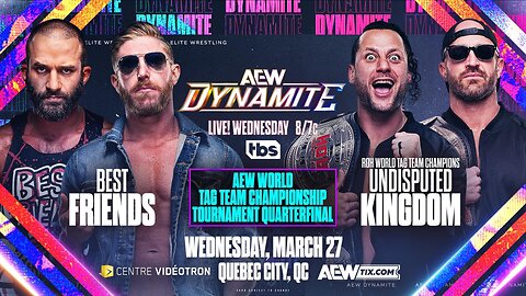 Best Friends vs. Undisputed Kingdom: Jacknife Rollup! | AEW Dynamite Review #shorts