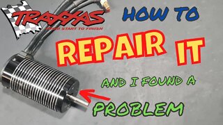 Traxxas Motor REBUILD - AND I FOUND A FLAW !!!!