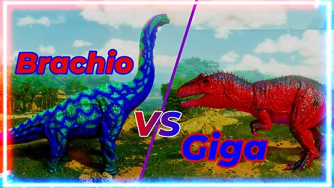 Brachiosaurus vs Giga\Rex\Alphas | Ark Survival Ascended | Ark Mods | Ark Battles | ASA