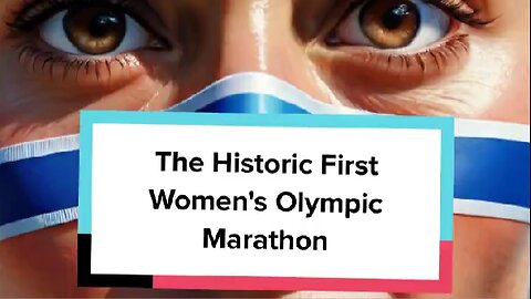 The Historic First Women's Olympic Marathon