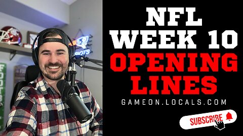 NFL Week 10 odds, line movements, big money bets, and sharp picks!