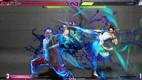 Street Fighter 6, Ken perfect parry against Chun-li with a finish art!