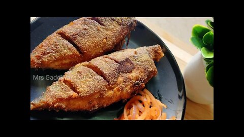 बांगडा फ्राय l Crispy Bangda Fish Fry l Fish Fry Recipe l Bangda Fish Fry Recipe in Hindi l