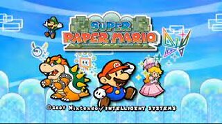 Playing Super Paper Mario