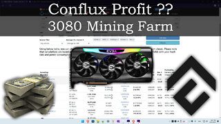 Conflux Profit after Ethereum Death? Should you Still be Mining?