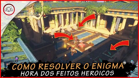 Immortals Fenyx Rising, Como resolver o enigma Hora dos feitos heroicos | Super Dica