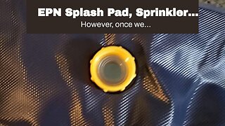 EPN Splash Pad, Sprinkler Play Mat for Dogs & Kids, Thicker Wading Pool Summer Outdoor Water To...