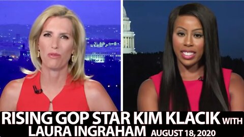 Rising GOP Star Kim Klacik Interviewed by Laura Ingraham, August 18 2020