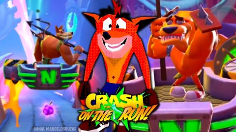 Crash Bandicoot Retro vs Tigrim Tigrado Nitro | Crash On The Run