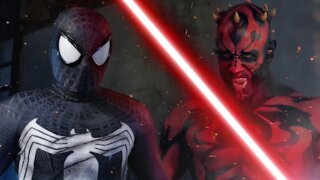 SPIDER-MAN vs DARTH MAUL - ALTERNATE ENDING - Super Power Beat Down - Legendado