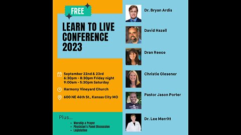 LEARN TO LIVE CONFERENCE