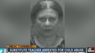 Pasco substitute teacher arrested and charged with child abuse