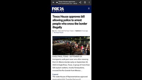 Senate Bill 4 Allows Texas To Deport, Arrest And Refuse Entry To Illegals.