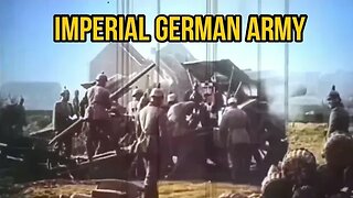 WW1 in Colour | German Army Artillery Positions