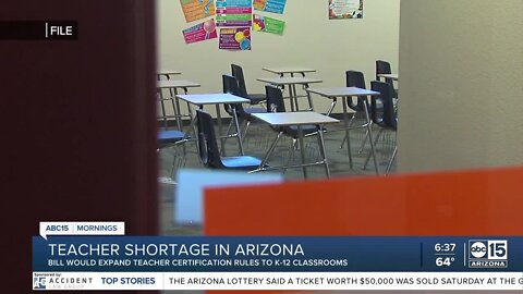 Legislature moving to add new teacher certification paths