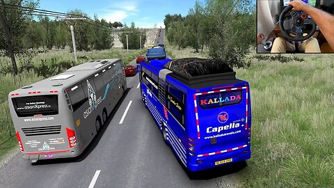 ULTIMATE chasing and racing between KALLADA, SRS & Asian Xpress | Bus driving Euro truck simulator 2
