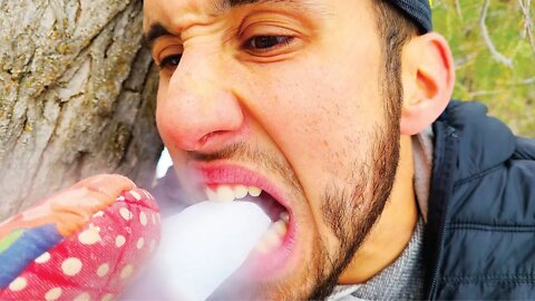 EATING DRY ICE?!