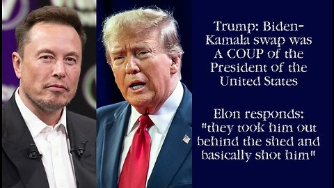 X Spaces | Trump says Biden-Kamala swap was A COUP of the President of the United States