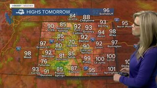 Temps heating up this weekend for Colorado