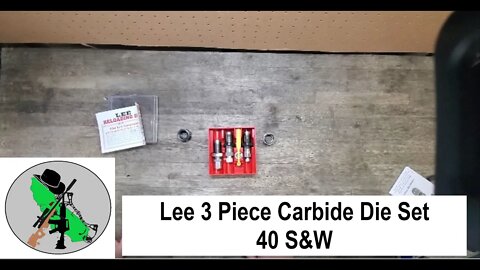 Lee Carbide 3 Die Set 40 S&W