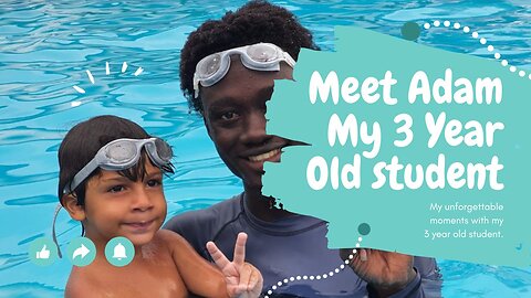 3 Year Old Boy Going Under Water To Grab His Swim Teachers Googles!!!😱🤽‍♂️ 🤽‍♀️👶