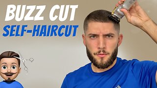 Perfect Buzz Cut Drop Fade Self-Haircut Tutorial | How To Cut Men's Hair