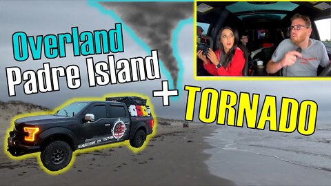 Camping in Severe weather at Padre Island National Seashore #storms