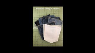 Use all parts of old jeans! Make something practical