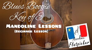 Mandolin Lesson - Blues Boogie (Key of E)