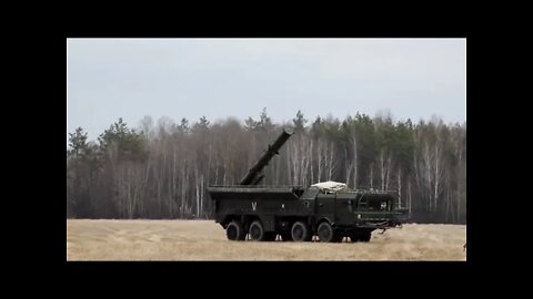 Iskander mobile short range ballistic missile system deployment and combat work
