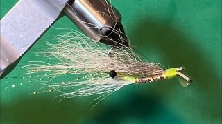 2/0 hook Red Stacker simple shrimp pattern fly tying