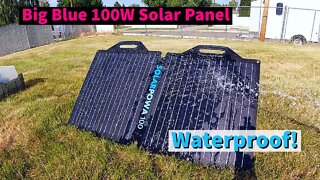 BigBlue SOLARPOWA 100 Portable Solar Panel - WATERPROOF!