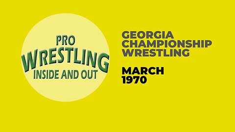 March 1970 - Georgia Championship Wrestling