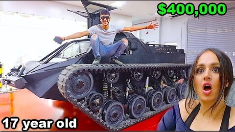 HE SURPRISED ME WITH A $400,000 TANK...