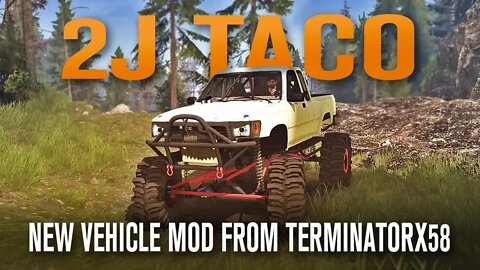 2J TACO (1996 TOYOTA TACOMA) | FIRST LOOK AT NEW MUDRUNNER VEHICLE MOD FROM TERMINATORX58