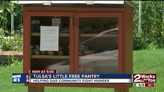 Tulsa's little free pantry