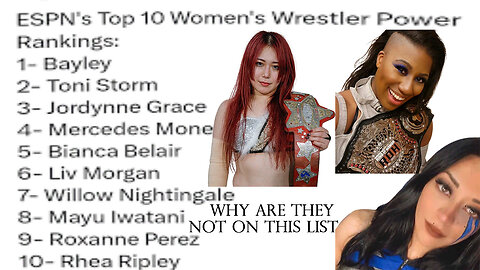 The True ESPN's Top 10 Women Wrestlers Of 2024 So Far