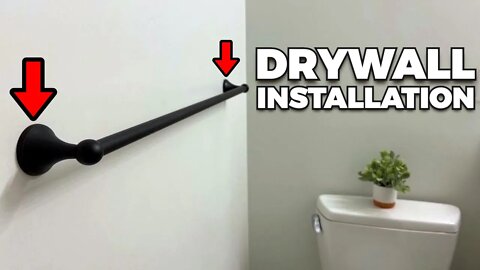 How To Install a Stronger Towel Bar - Drywall Installation