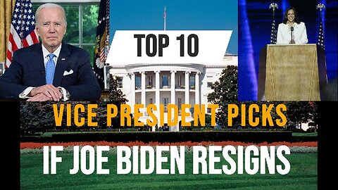 Top 10 Vice President Picks if Joe Biden Resigns! 🚀